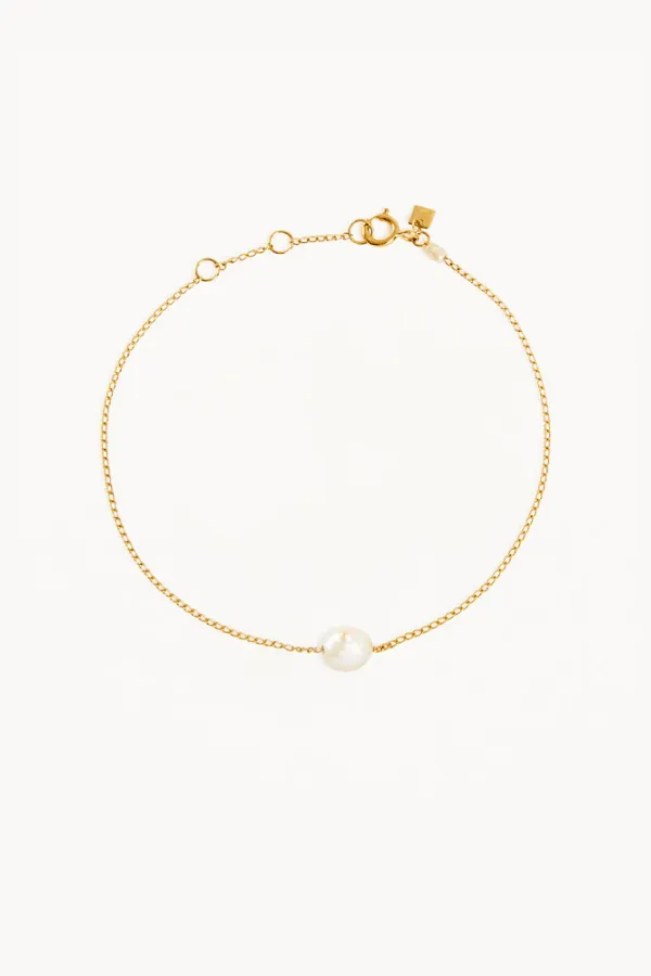 14k Solid Gold Tranquillity Bracelet