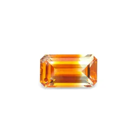 1.52ct Bi-color Montana Sapphire Emerald Cut