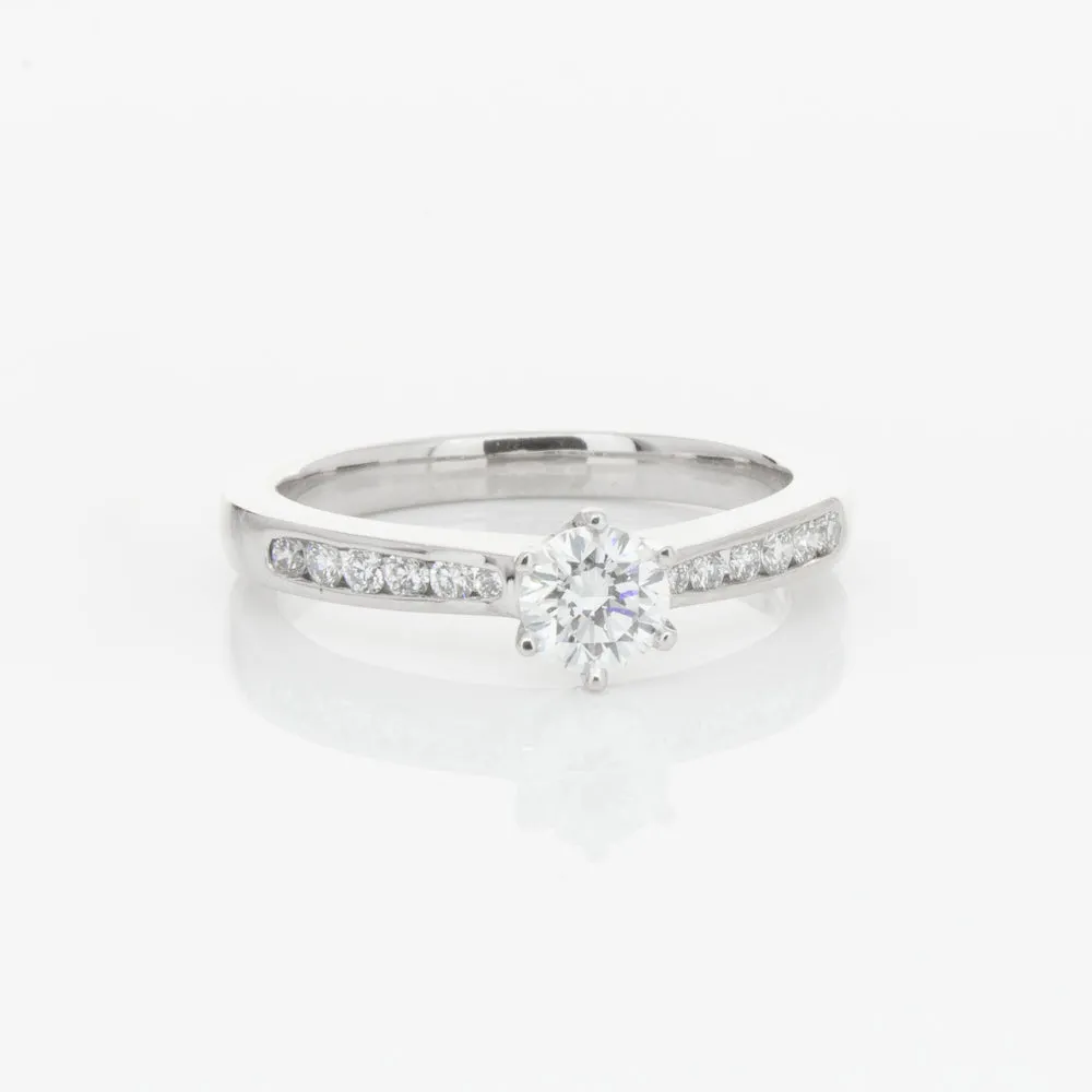 18ct White Gold .40ct Diamond Avalon Ring