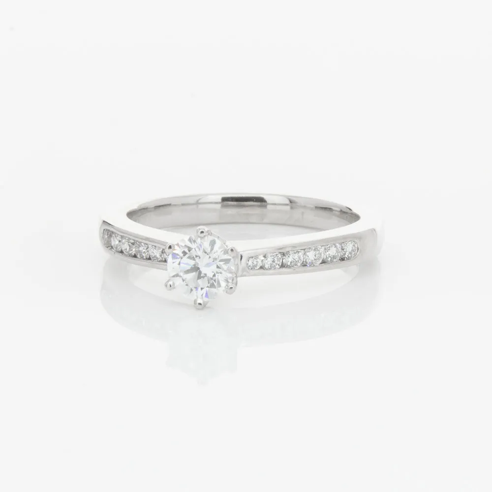 18ct White Gold .40ct Diamond Avalon Ring