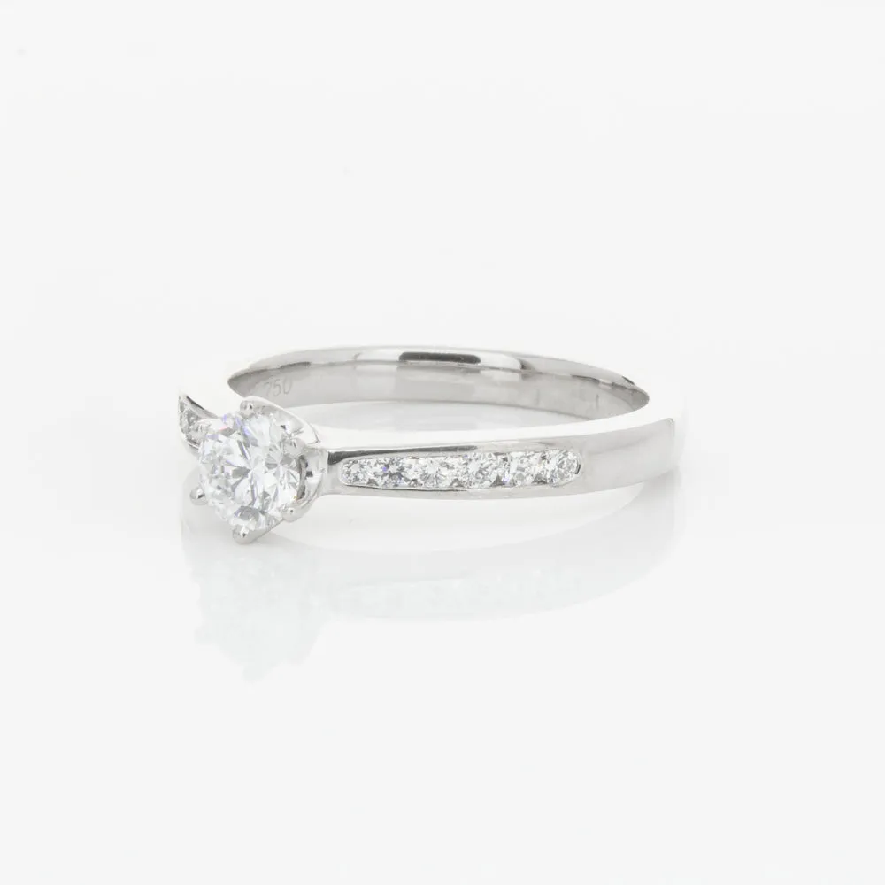 18ct White Gold .40ct Diamond Avalon Ring