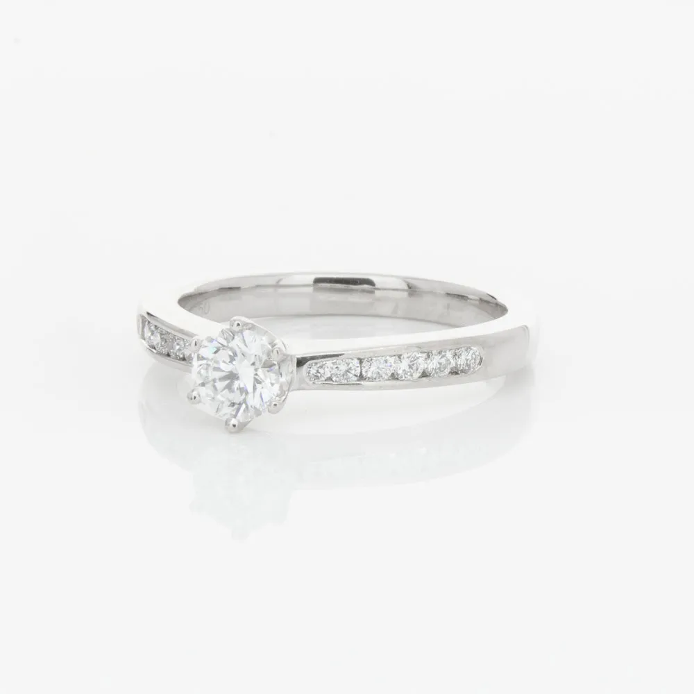 18ct White Gold .40ct Diamond Avalon Ring