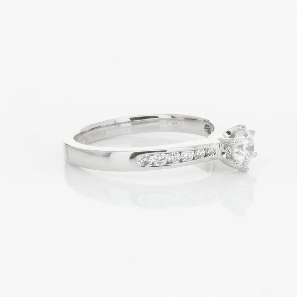 18ct White Gold .40ct Diamond Avalon Ring