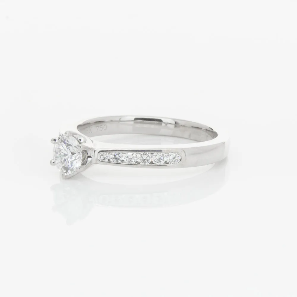 18ct White Gold .40ct Diamond Avalon Ring