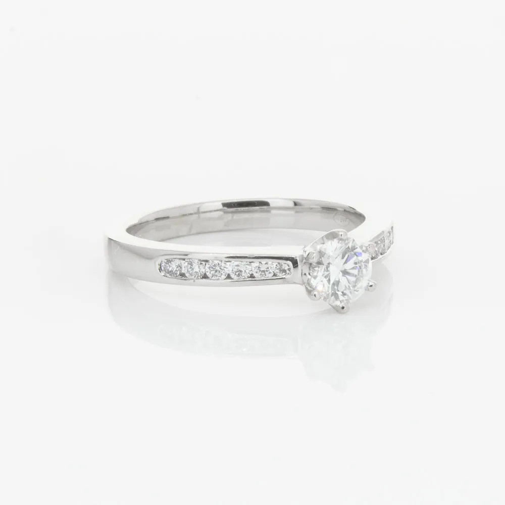 18ct White Gold .40ct Diamond Avalon Ring