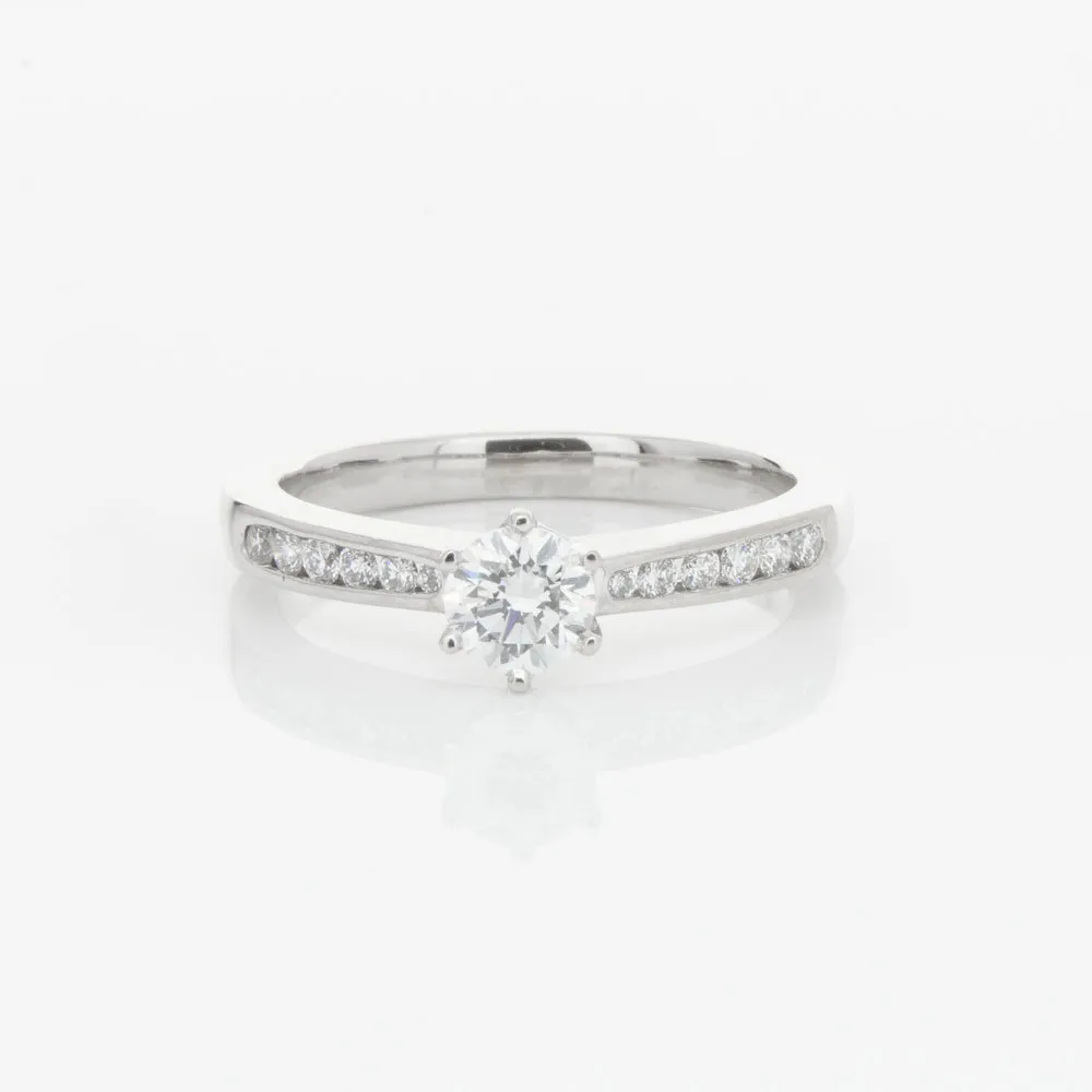 18ct White Gold .40ct Diamond Avalon Ring