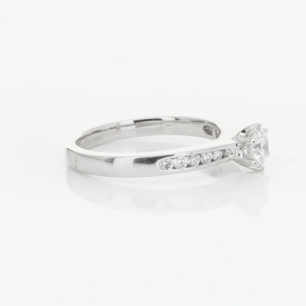 18ct White Gold .40ct Diamond Avalon Ring