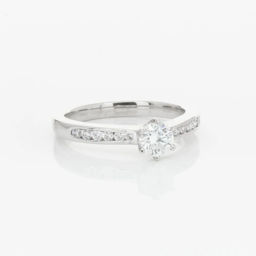 18ct White Gold .40ct Diamond Avalon Ring