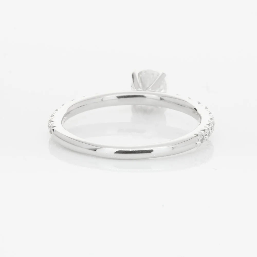 18ct White Gold .50ct Diamond Comet Ring