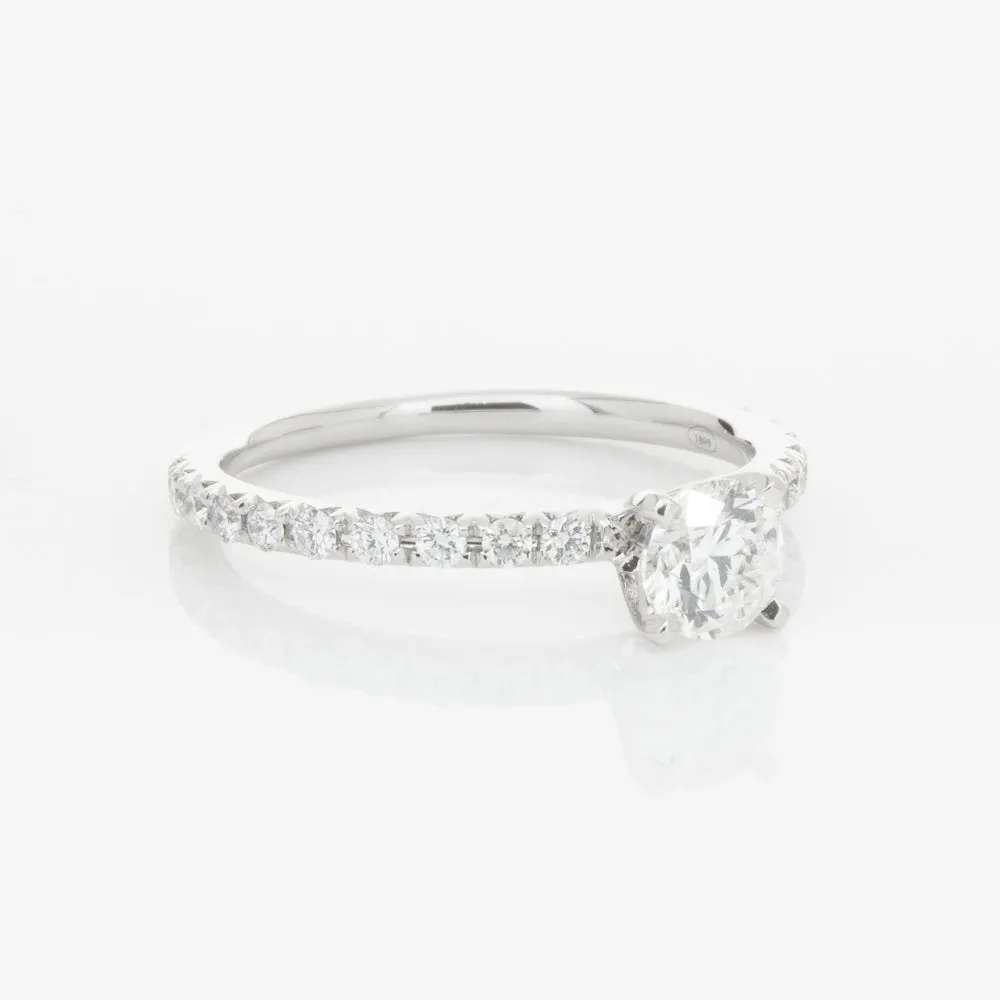 18ct White Gold .50ct Diamond Comet Ring