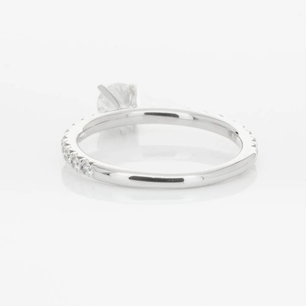 18ct White Gold .50ct Diamond Comet Ring