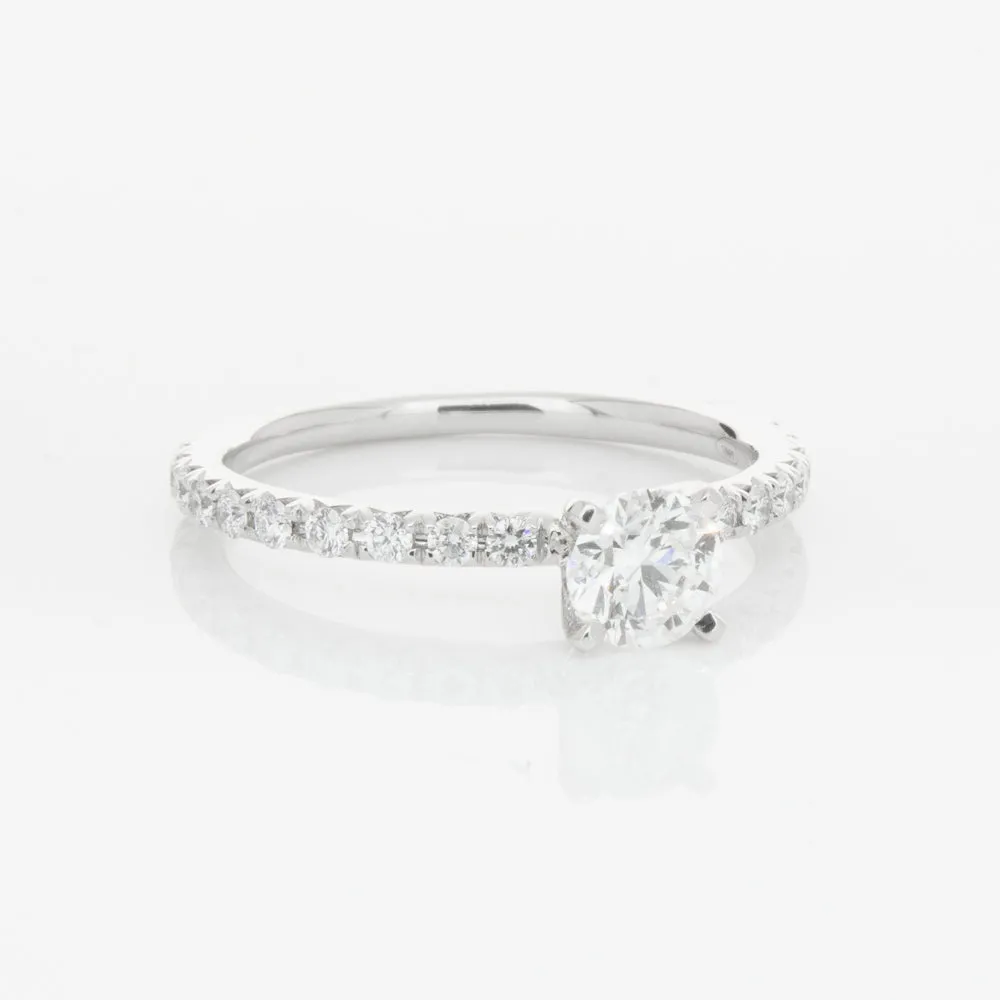 18ct White Gold .50ct Diamond Comet Ring