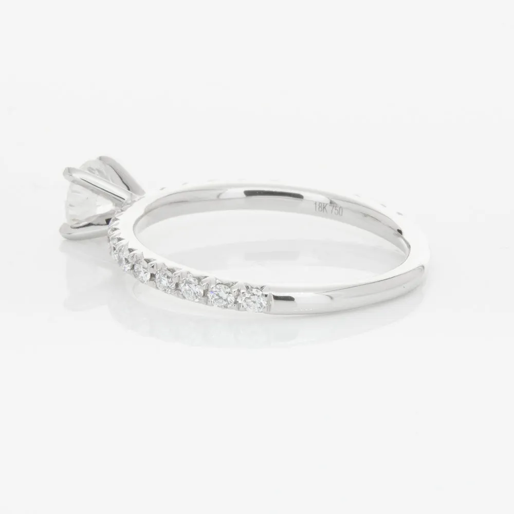 18ct White Gold .50ct Diamond Comet Ring