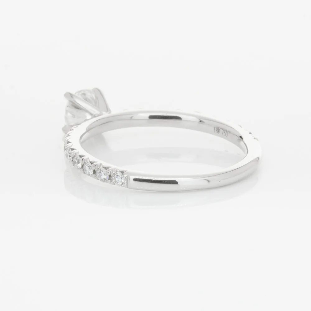 18ct White Gold .50ct Diamond Comet Ring