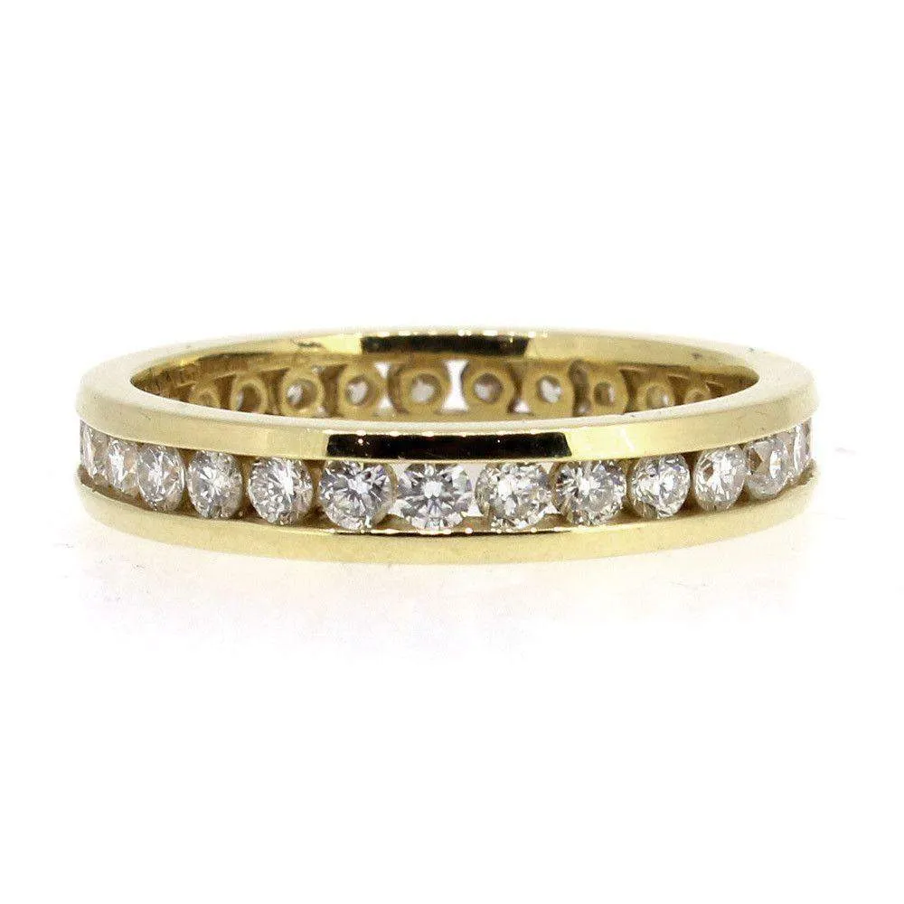 18ct Yellow Gold and Diamond 0.75 Carat Eternity ring