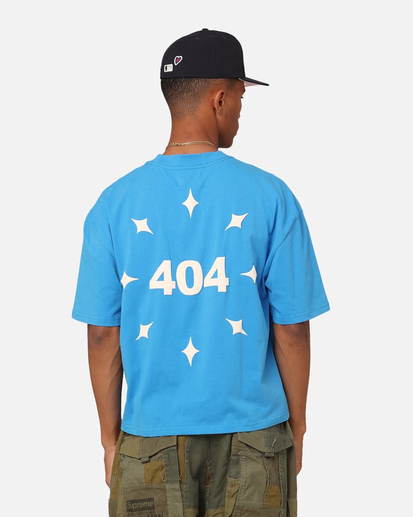 404 Mid Century Art T-Shirt Blue