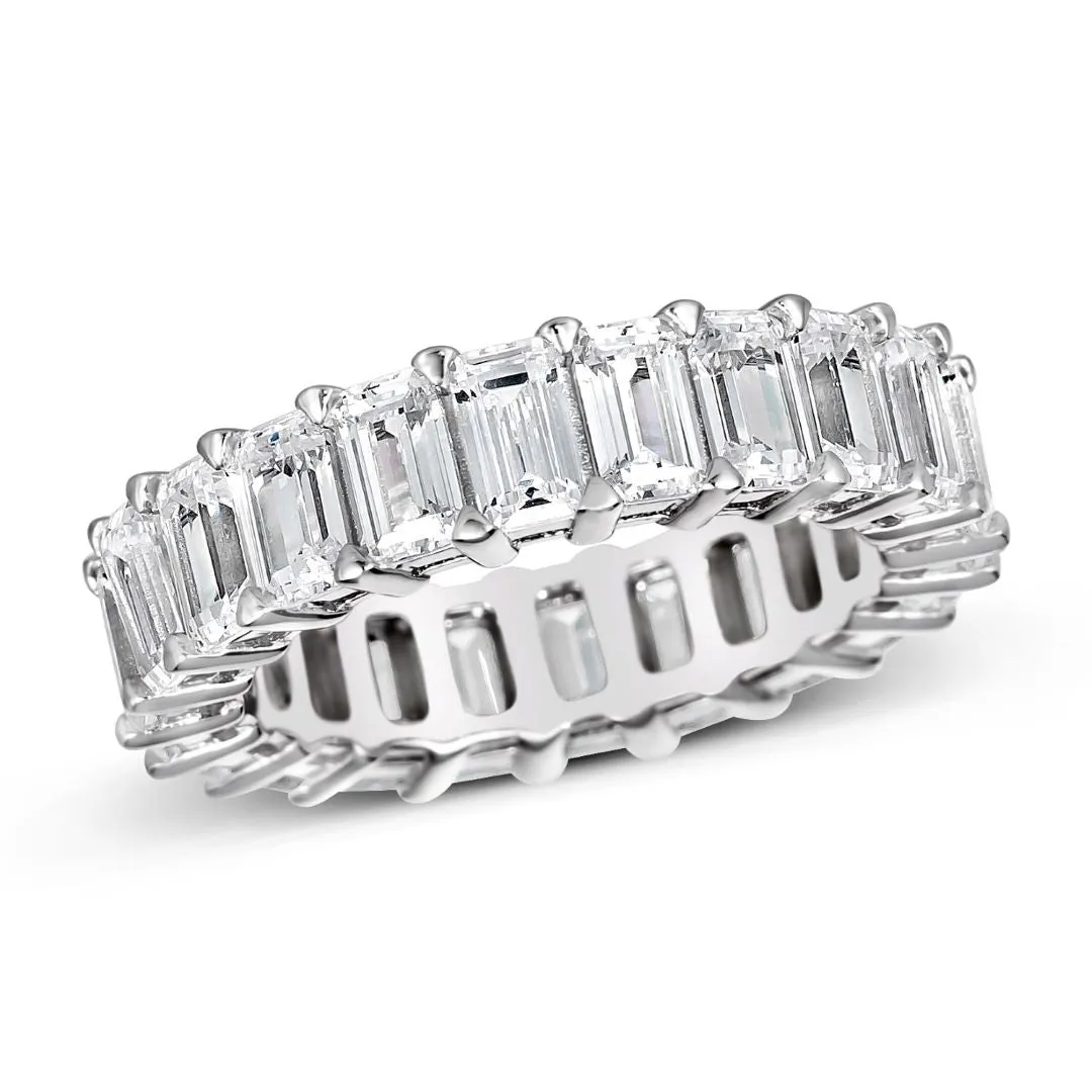 5 Carat Emerald Cut Eternity Ring