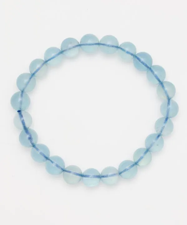 8mm Aquamarine Bracelet