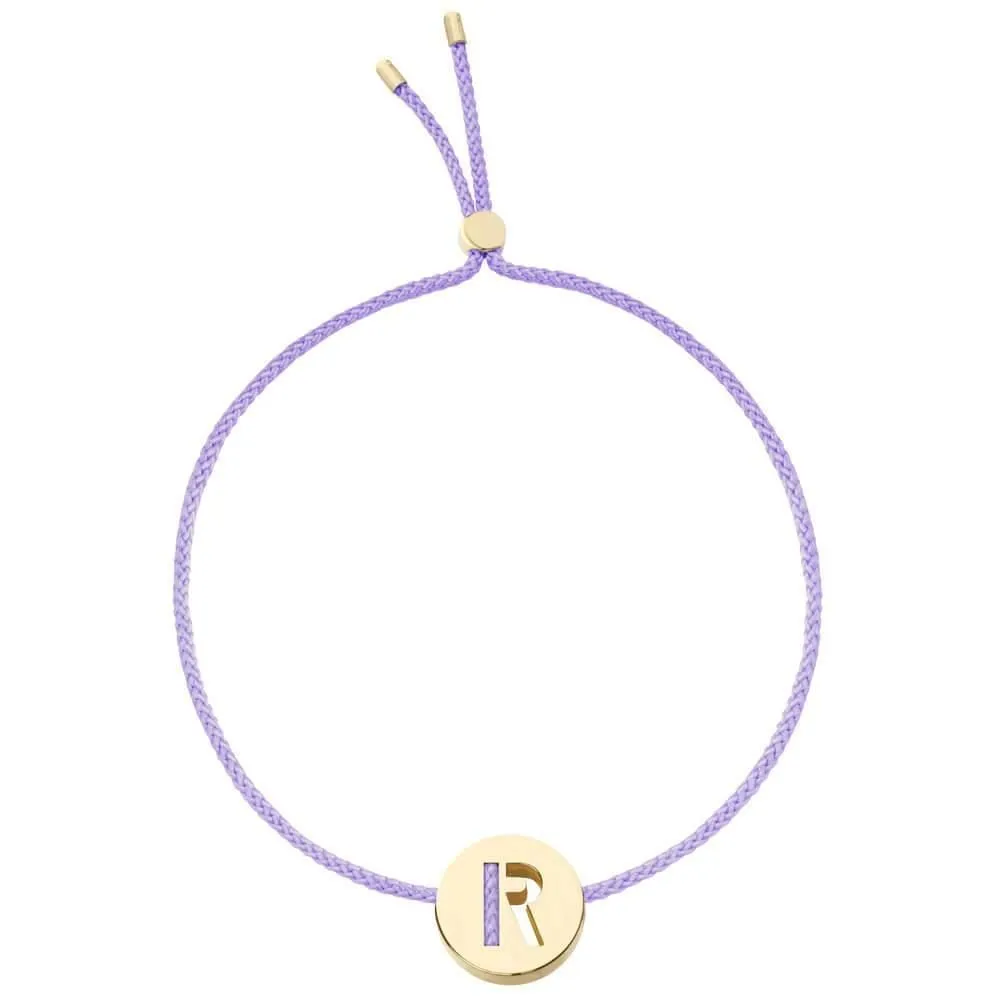 ABC's - R 18K Gold Plated Bracelet