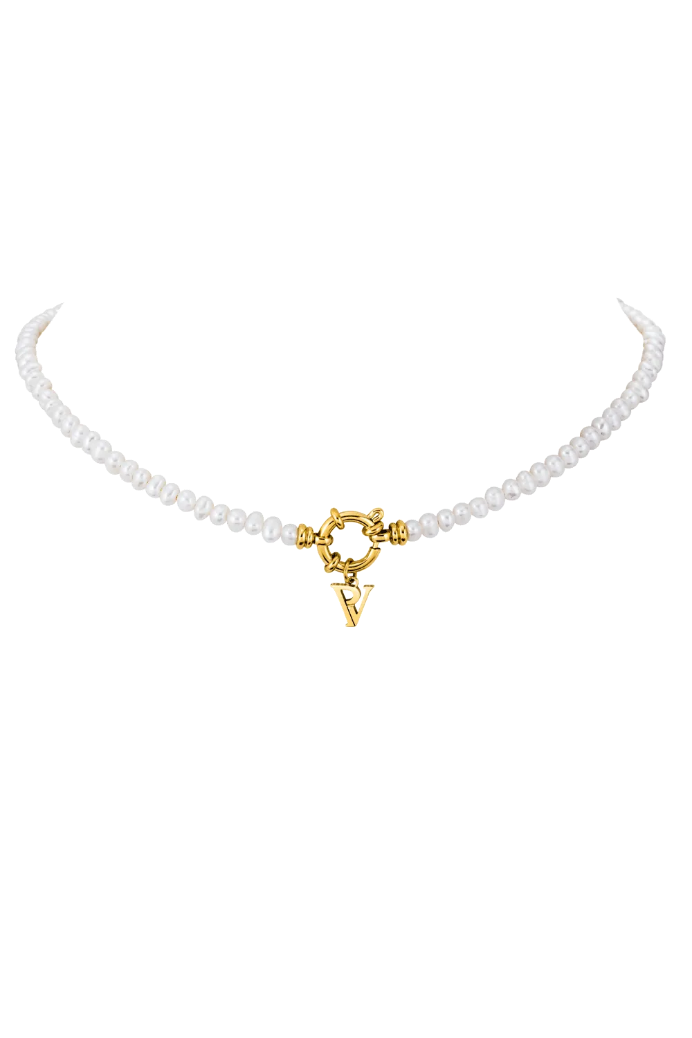 Allure Pearl Necklace Gold