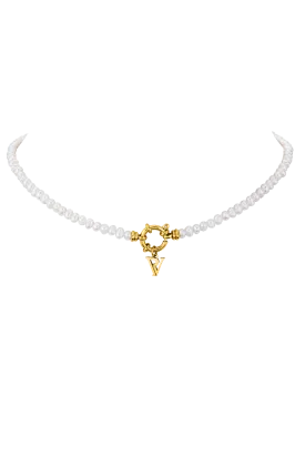 Allure Pearl Necklace Gold