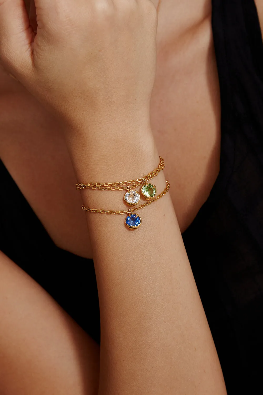 April Birthstone Bracelet Diamond Crystal