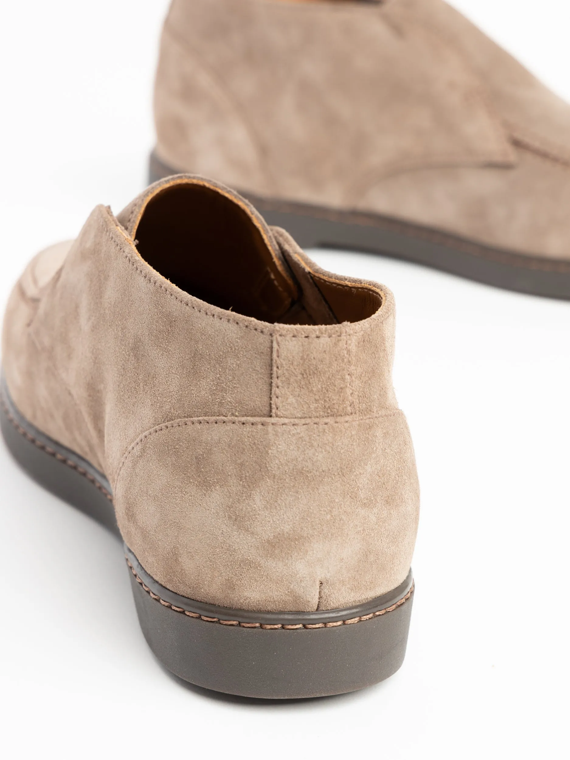 Beige Suede Chukka Ankle Boot