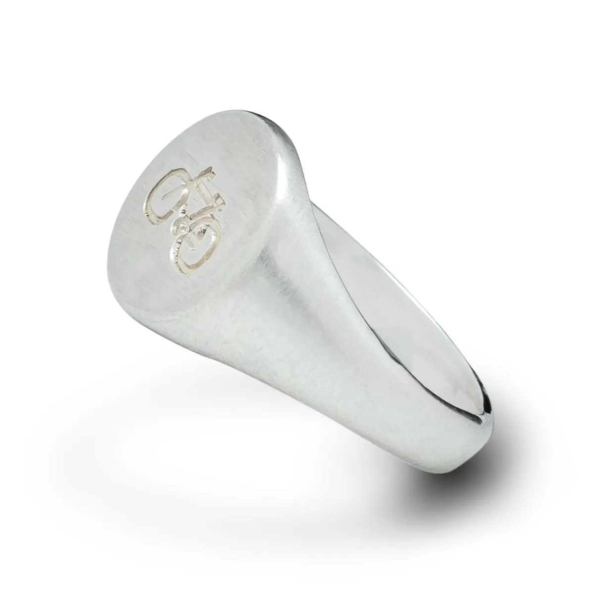 Bicycle Silver Signet Ring