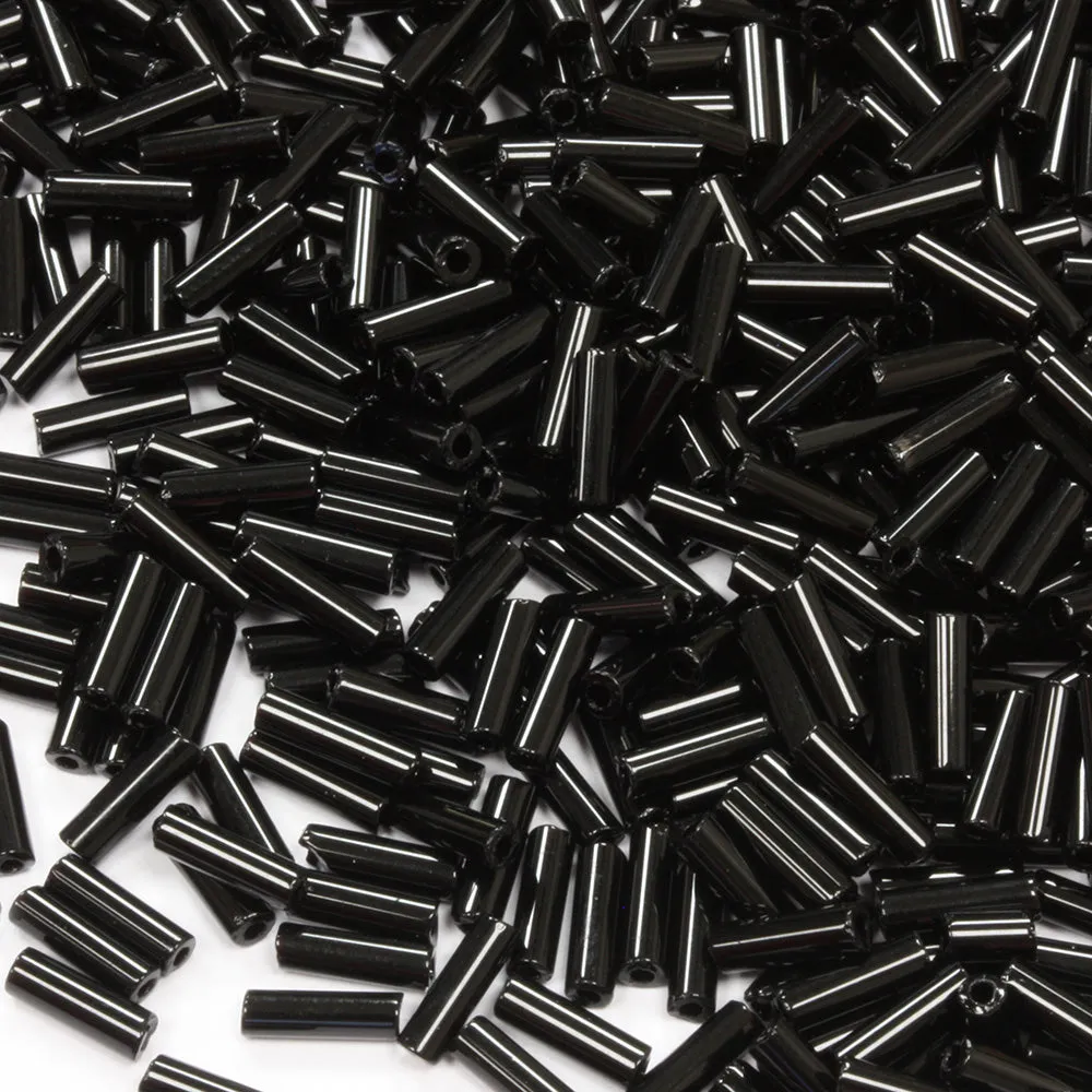 Black 6.6mm Bugle Opaque - Pack of 5g