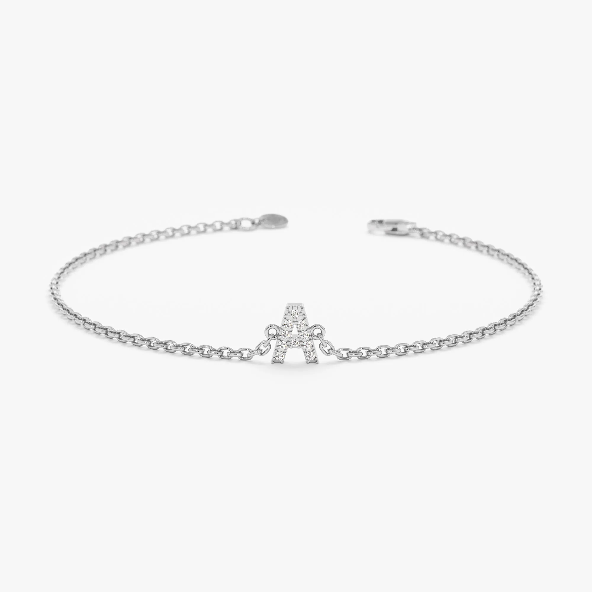 Capital Initial Diamond Bracelet, Shonda