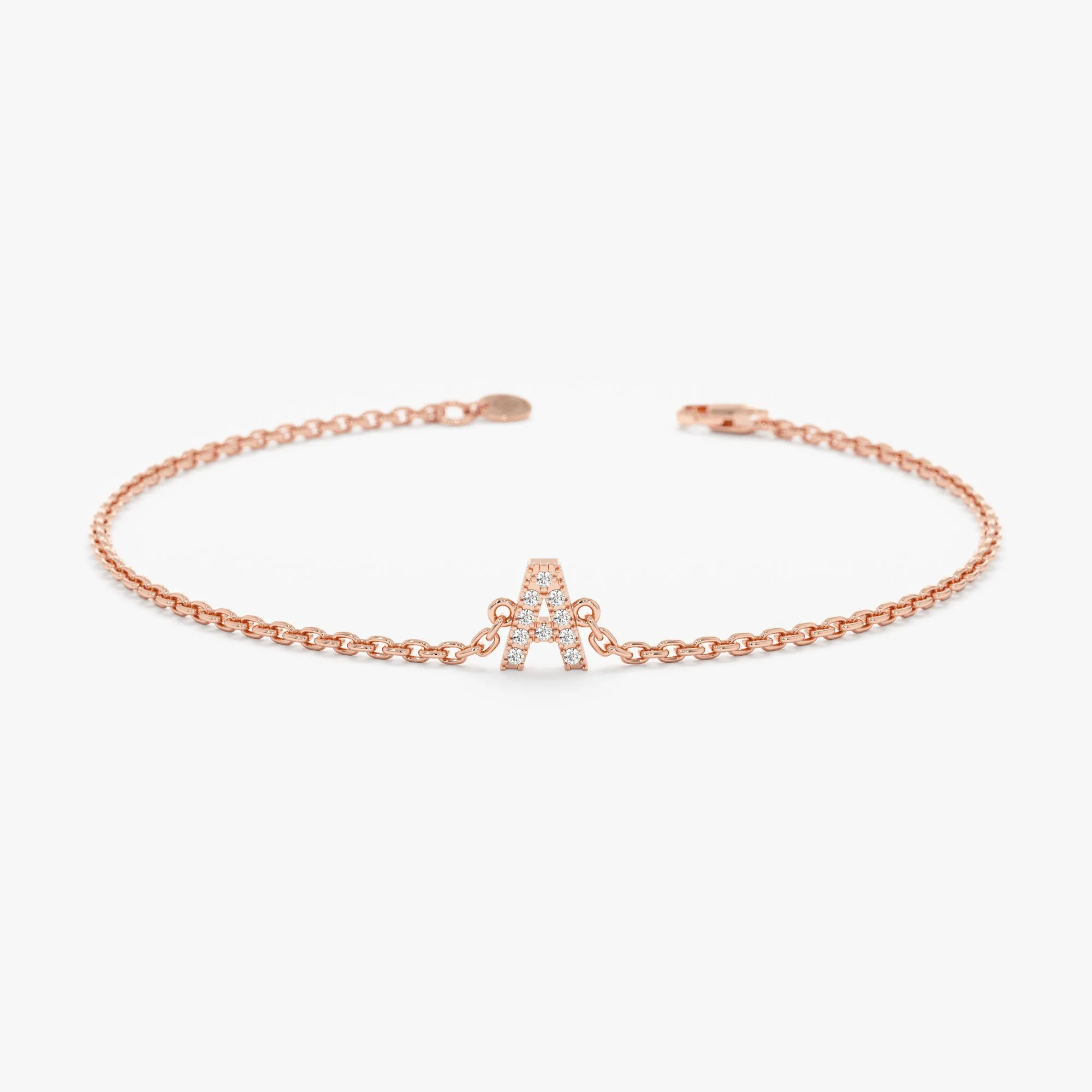 Capital Initial Diamond Bracelet, Shonda