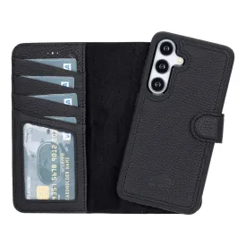 Carter Samsung Galaxy S24  Wallet Case, Pebble Black