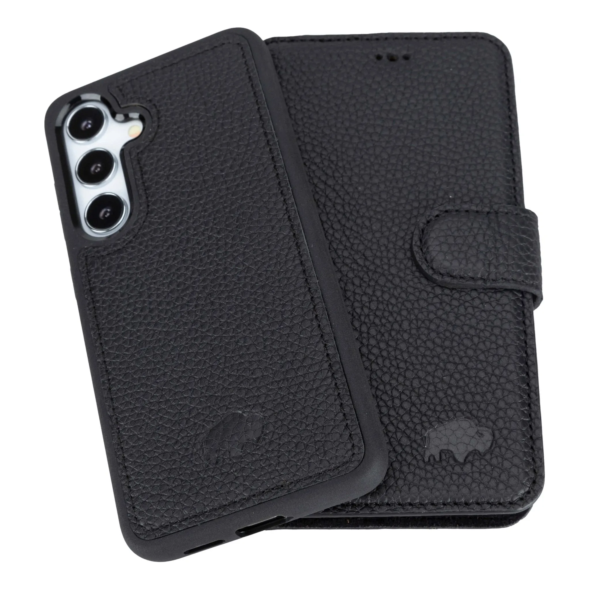 Carter Samsung Galaxy S24  Wallet Case, Pebble Black