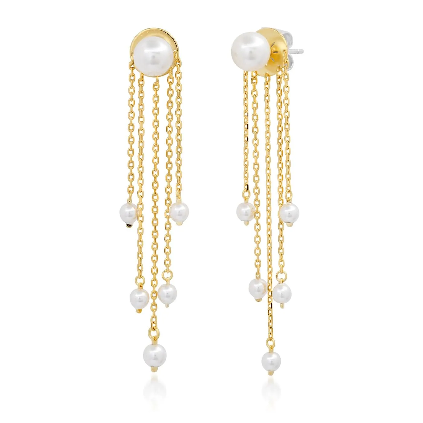 Cascading Pearl Earrings