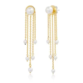 Cascading Pearl Earrings