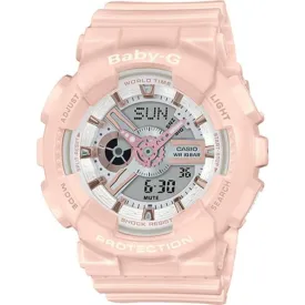 Casio BABY-G Pastel Pink Ladies Watch - BA110RG-4A