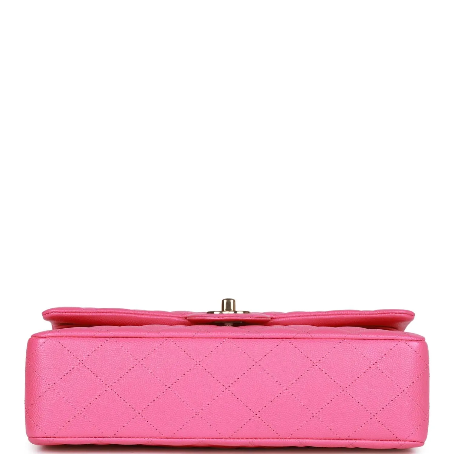 Chanel Medium Classic Double Flap Bag Hot Pink Caviar Gold Hardware