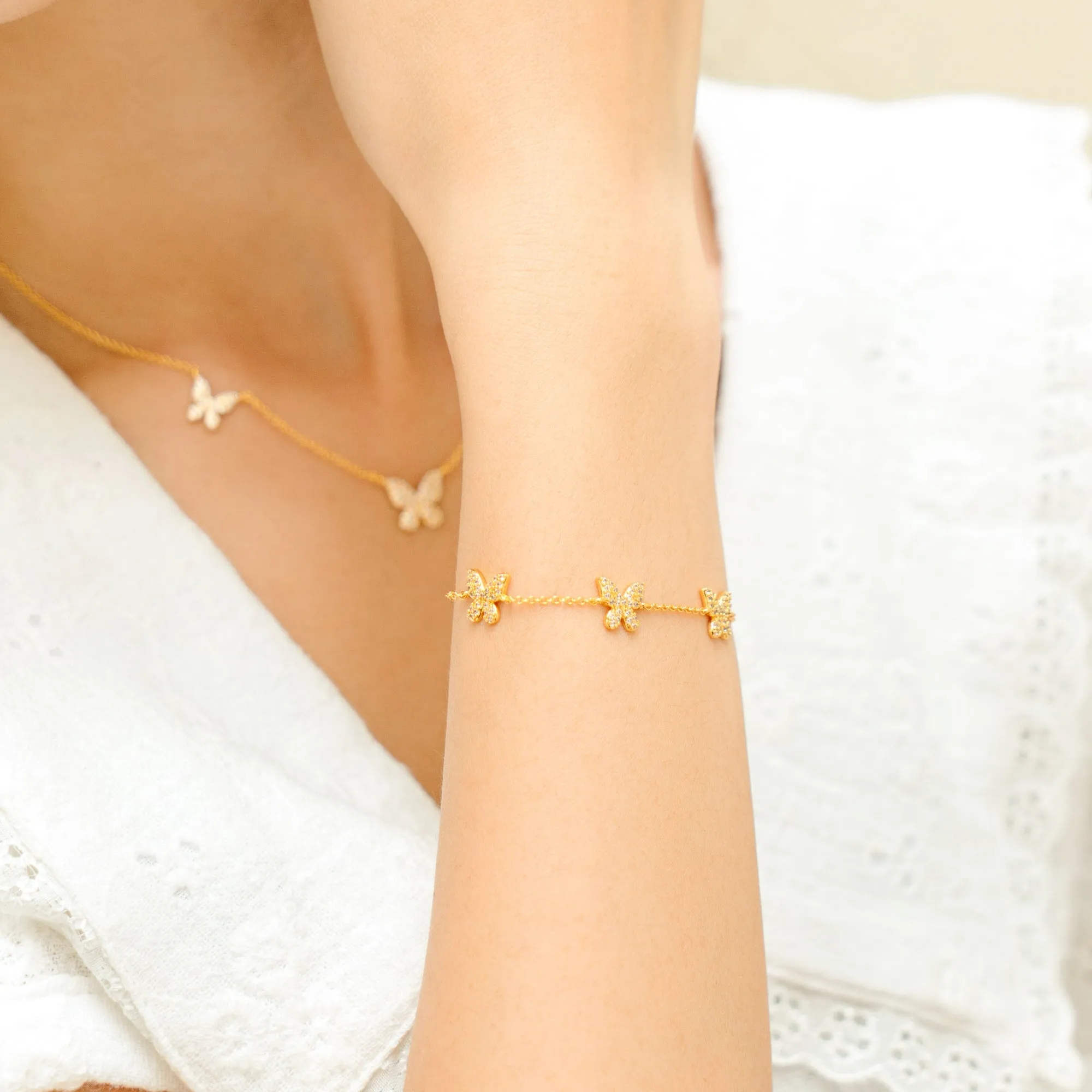 Claudina Butterfly Bracelet