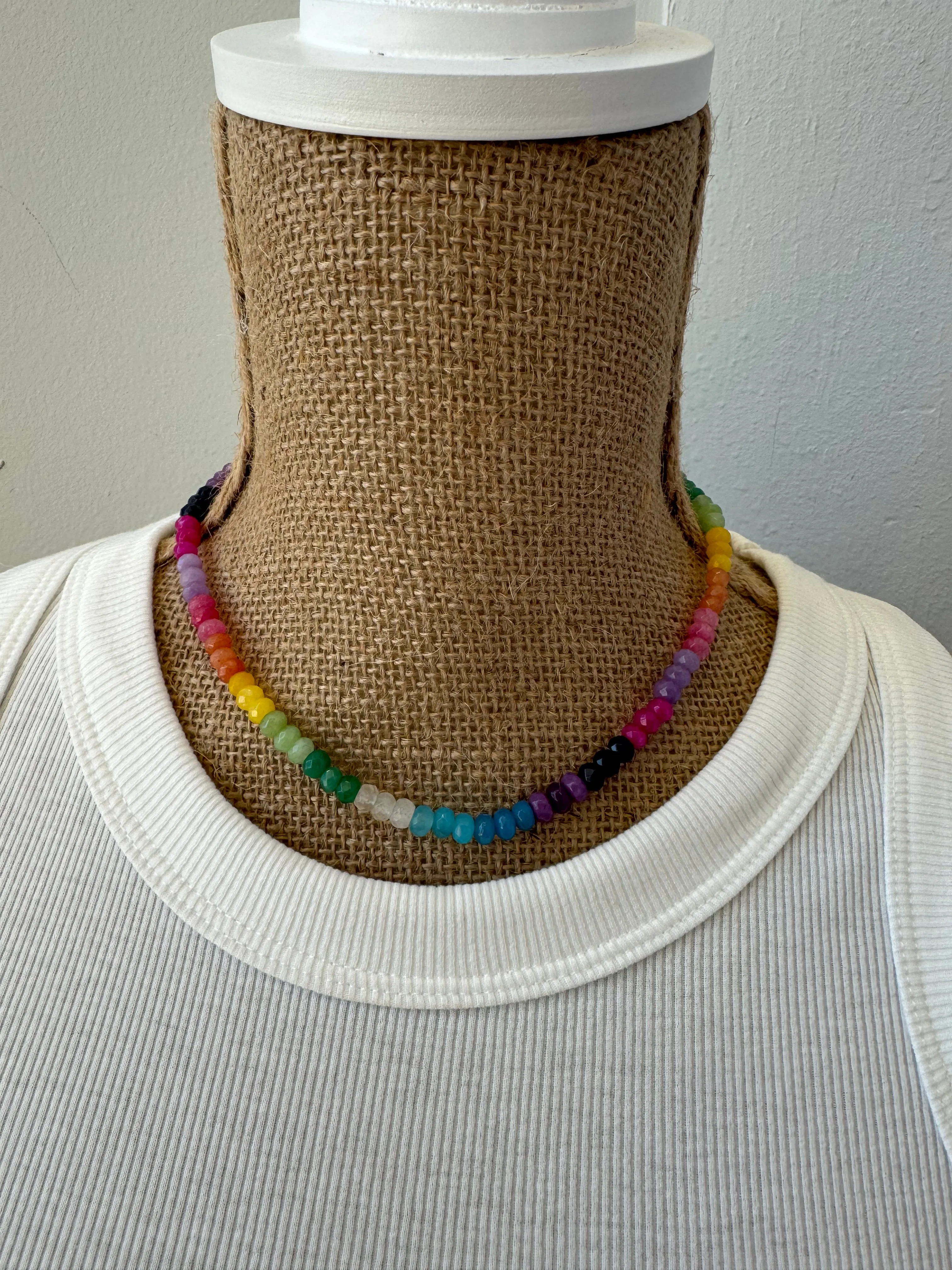 Color Vibes Beaded Necklace