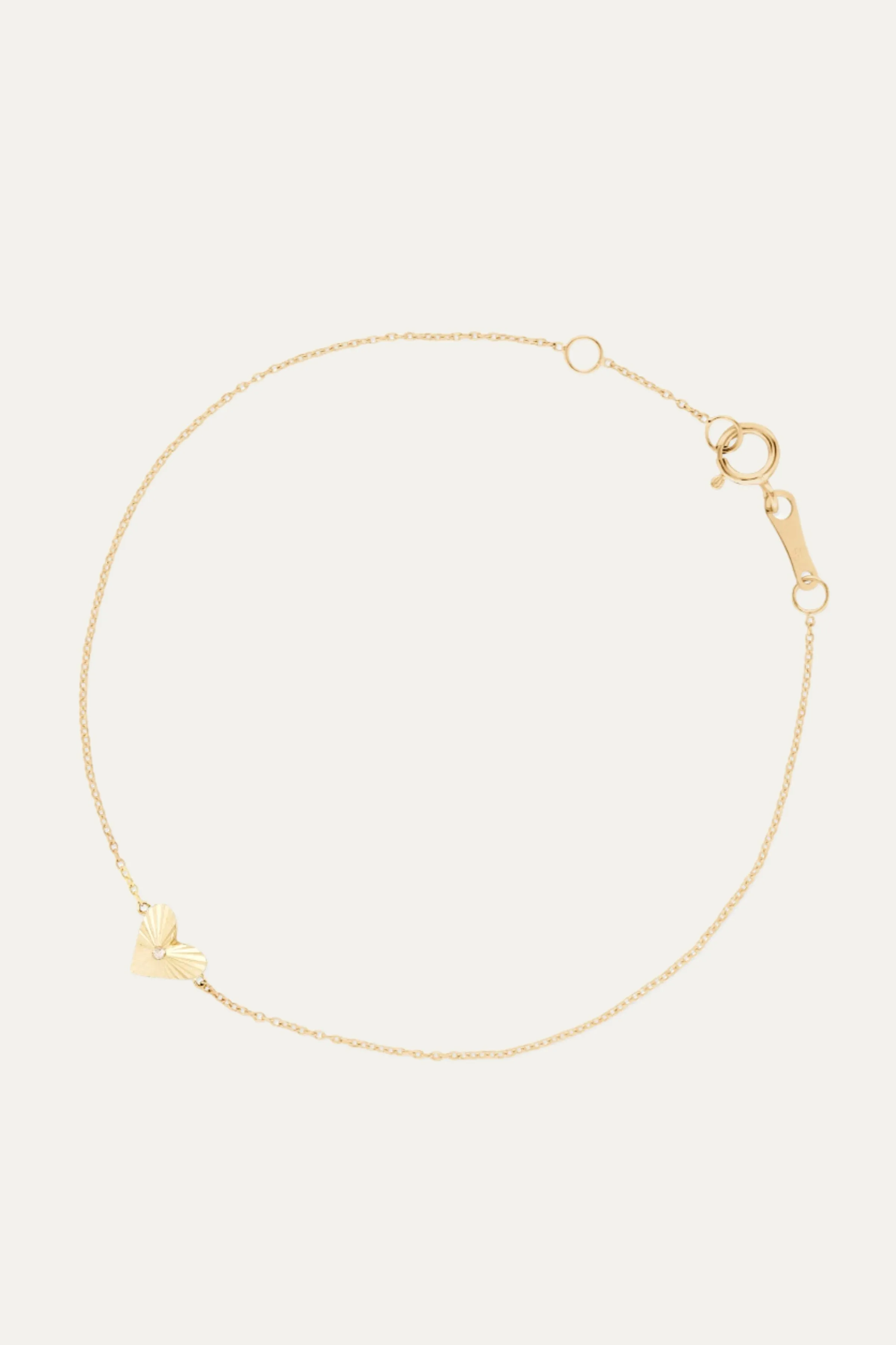 Covet 14kt Diamond Heart Bracelet