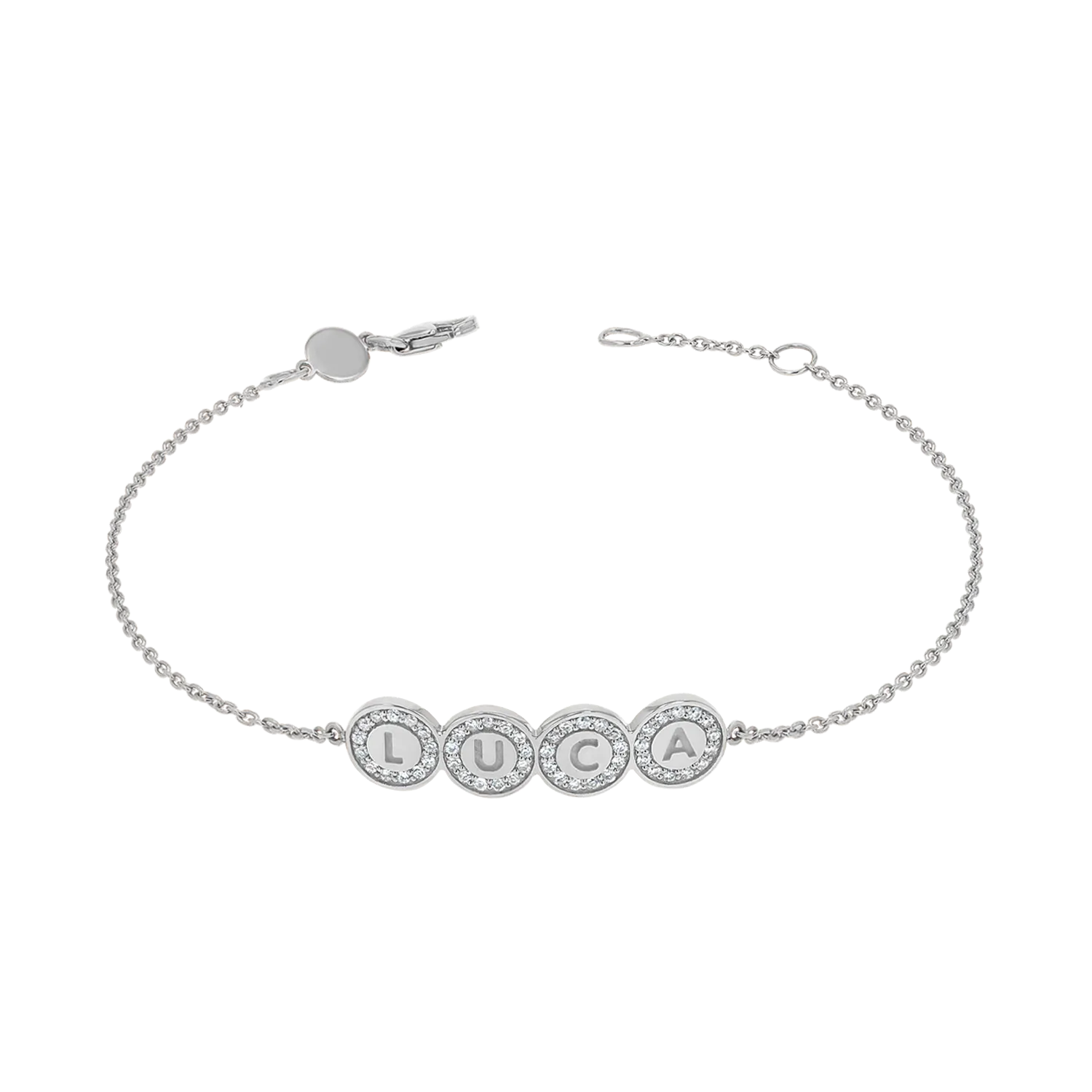 Custom Diamond Bubble Bracelet