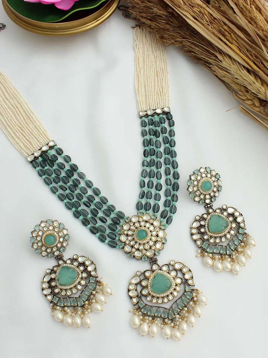 Dhruvi Long Necklace Set