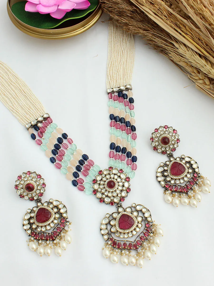 Dhruvi Long Necklace Set