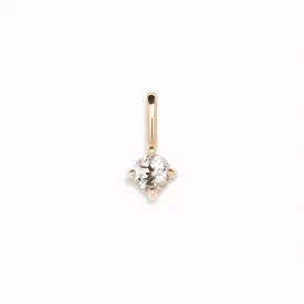 Diamond Charm 14k Gold