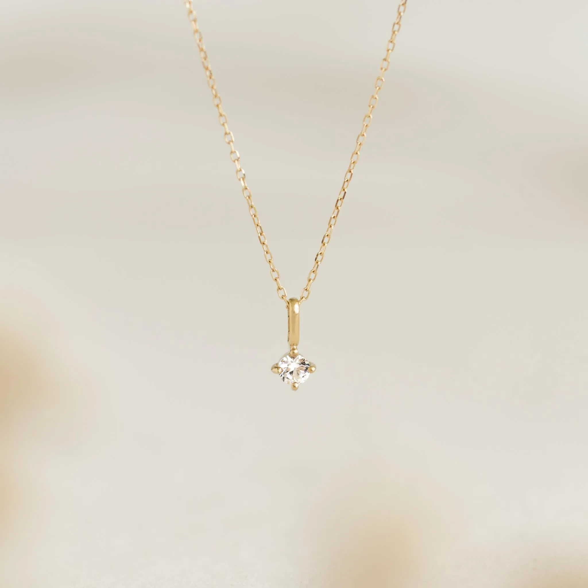 Diamond Charm 14k Gold