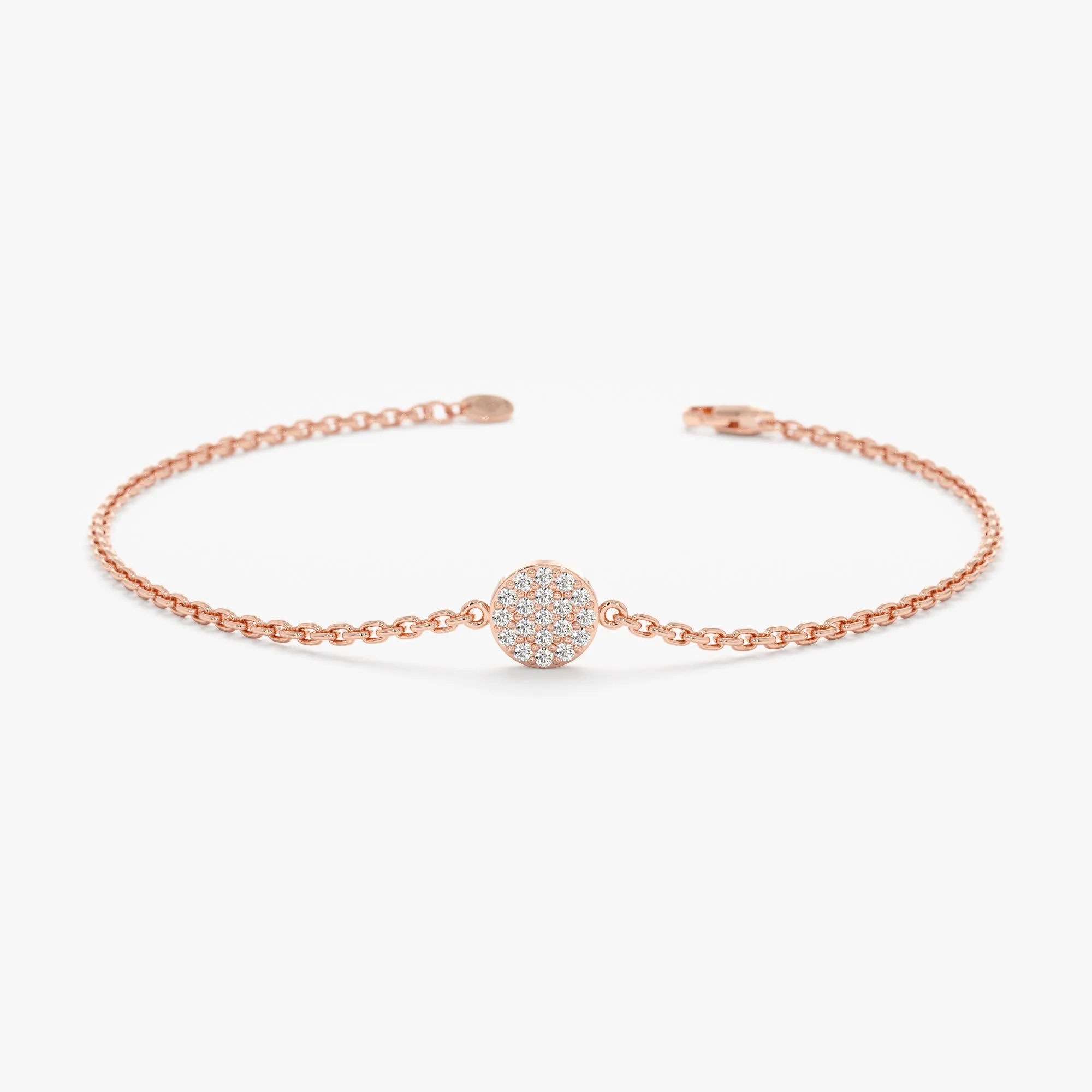 Diamond Disc Bracelet, Maggie