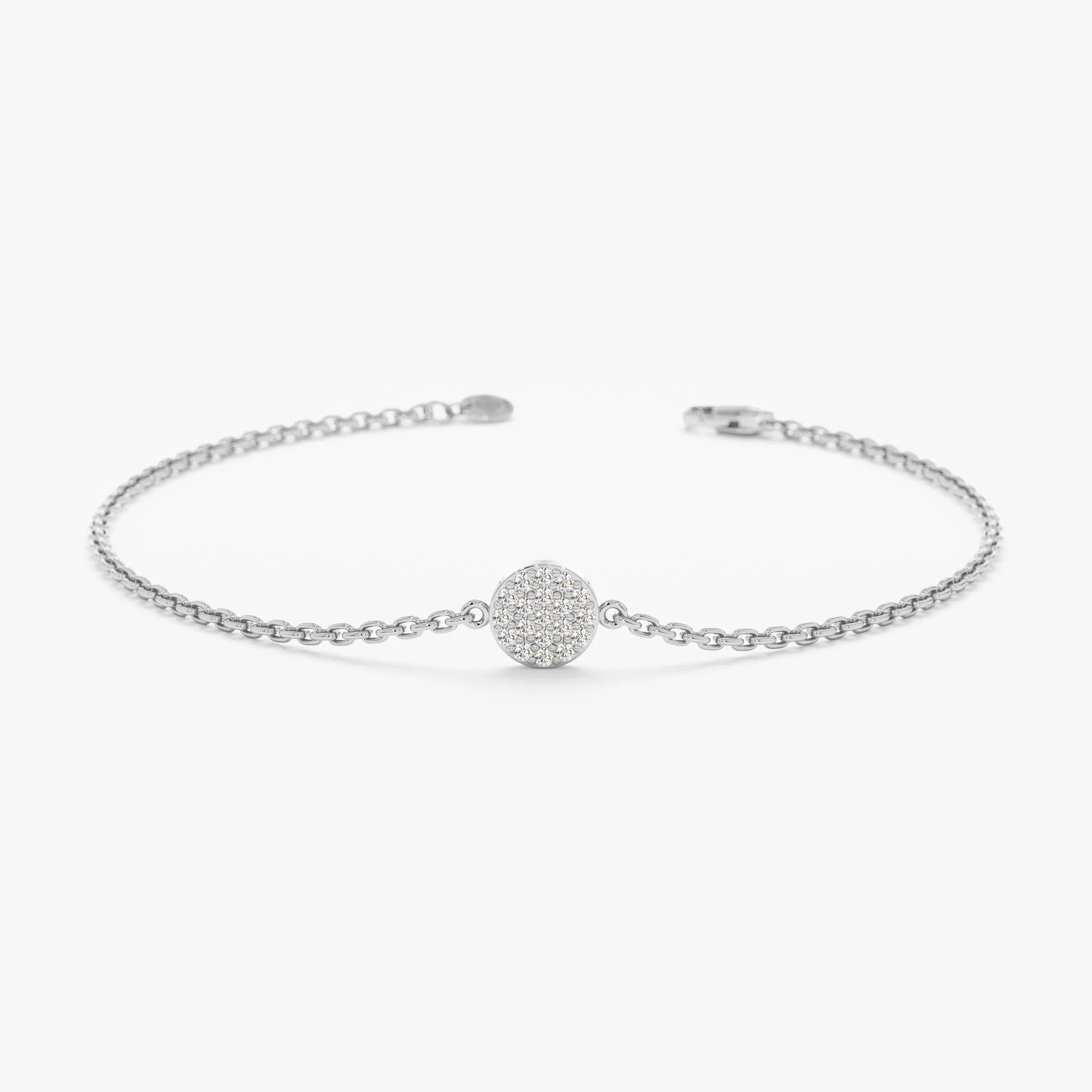 Diamond Disc Bracelet, Maggie