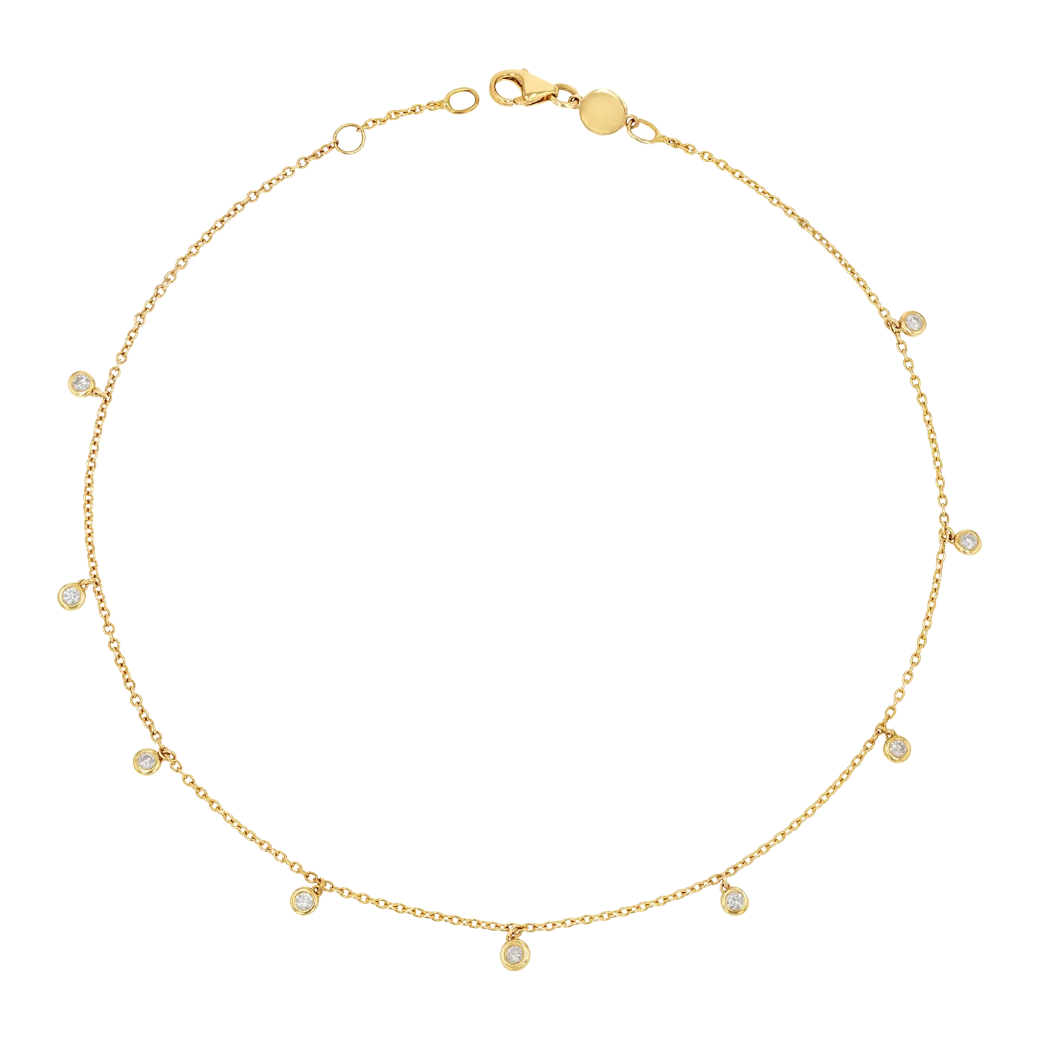 Diamond Drop Anklet