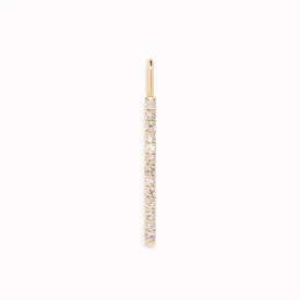 Diamond Line Pendant 14k Gold