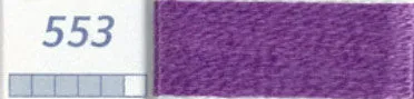 DMC Six Strand Embroidery Floss Columns 4, 5, and 6 on DMC chart